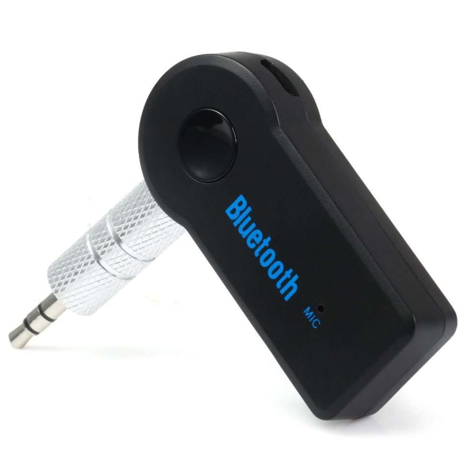 Car Bluetooth 3.0 Handsfree Music Receiver with Mic 3.5mm Audio Interface