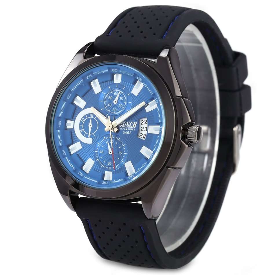 BOSCK 5452 Unisex Sport Business Quartz Watch