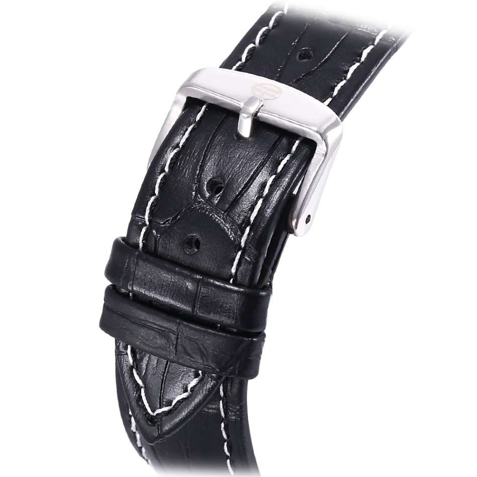 Forsining F1205311 Men Auto Mechanical Watch Luminous Pointer Nail Scale Wristwatch