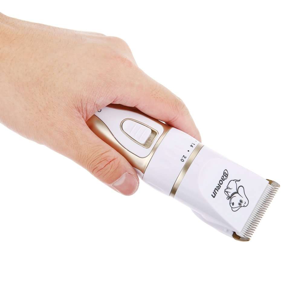 BaoRun P3 Professional Rechargeable Pet Electric Hair Clipper Cutter with Grooming Trimming Kit