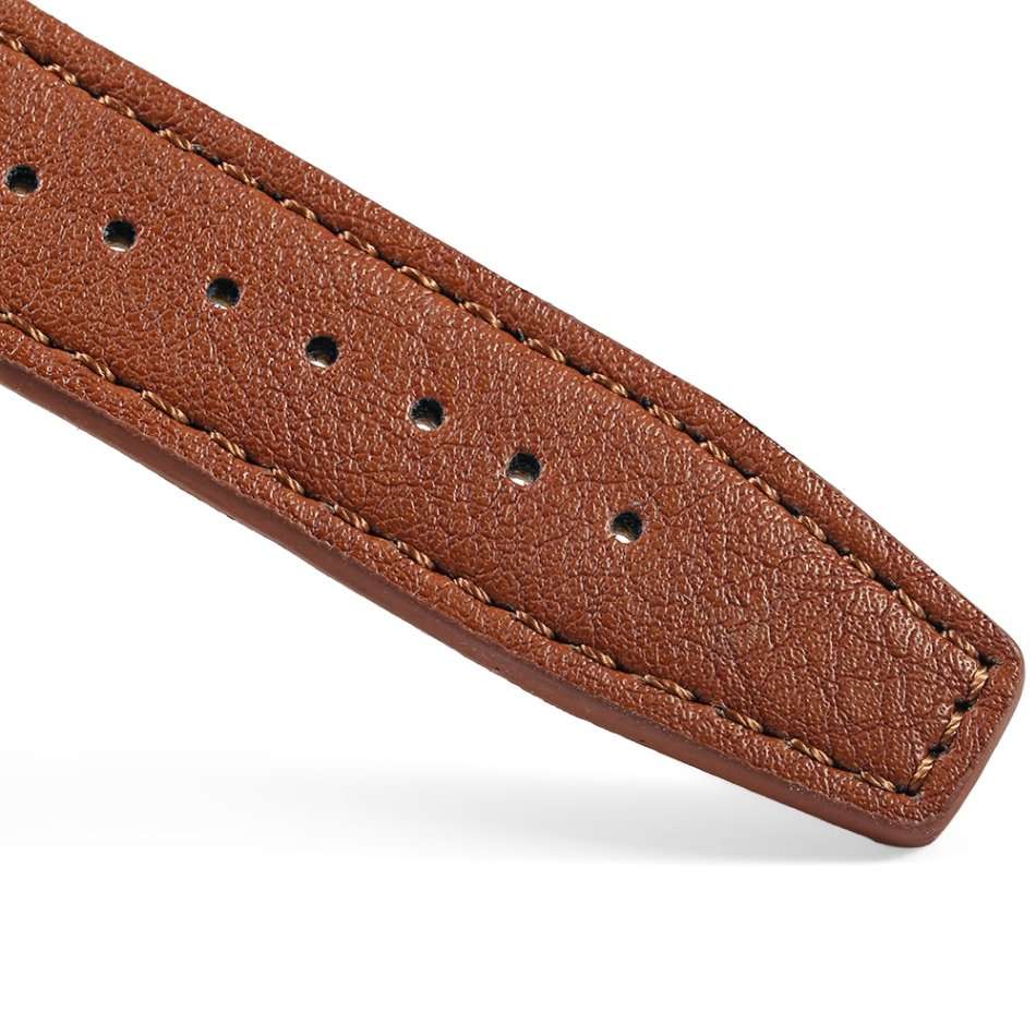 NAVIFORCE NF 9063M Male Quartz Watch Black Case Calendar Display Dial Leather Band Wristwatch