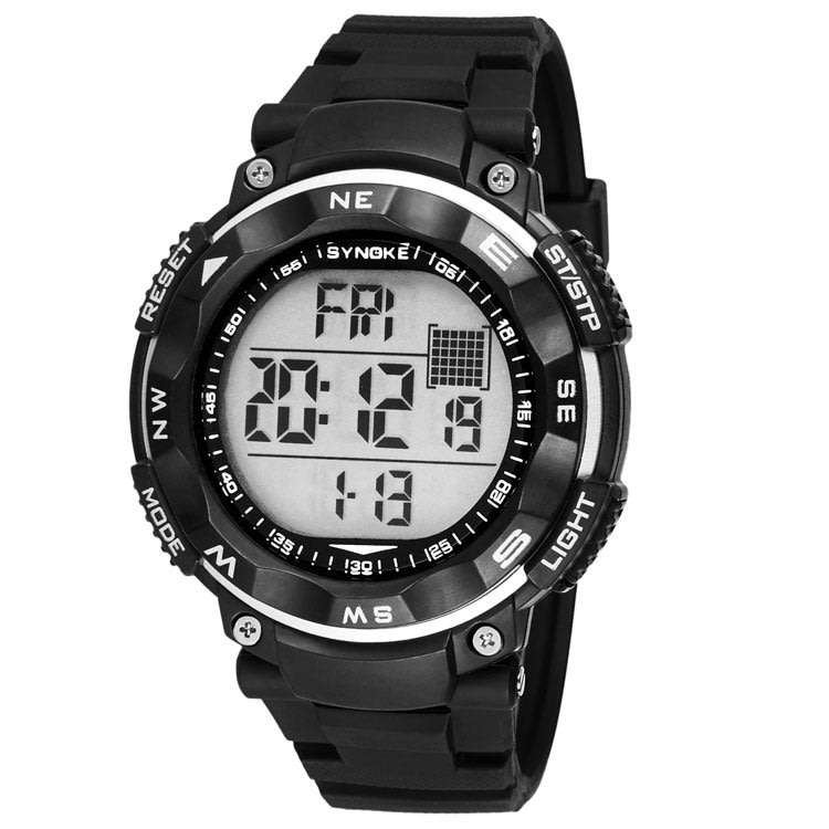 SYNOKE Men Fashion Outdoor Sports Waterproof Wristwatch Watch