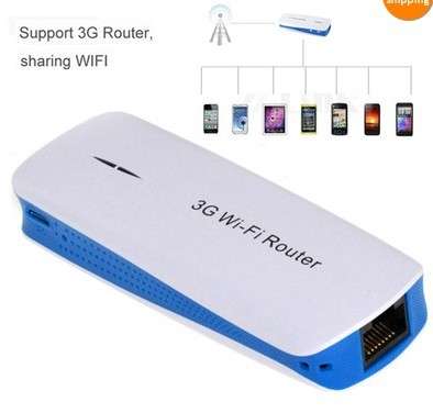 5in1 Mini 150Mbps Wireless USB 3G Router WIFI Mobile Hotspot + 1800mAh Powerbankto Wifi