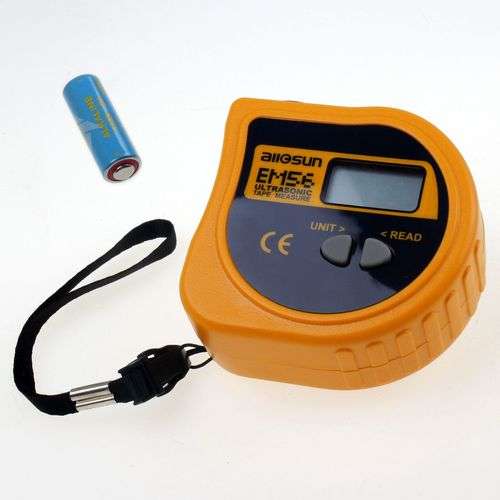 UlDigital LCD Ultrasonic Tape Tapeline Distance Meter Measurer Range Finder 18M