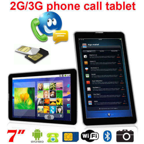 7 inch Tablet PC 3G Phablet Android 4.2 Dual Core Dual Sim GSM GPS Phone