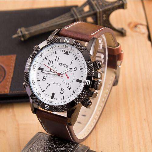 WEITE Men Fashion Quqartz Sport Wristwatch Watch