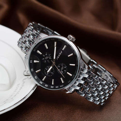 Quartz WATCH Watches Business Mens Wristwatch