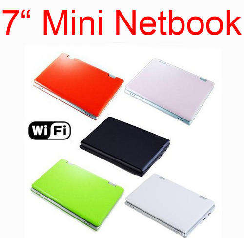 7" Mini Netbook WIFI Windows CE 6.0  Laptop 2GB HD