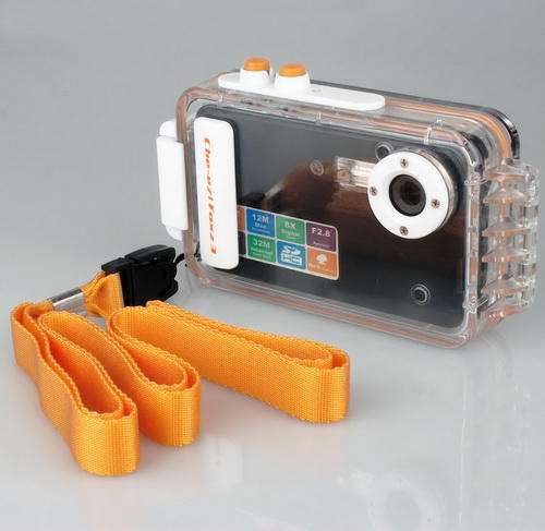 12 MP Waterproof Underwater Slim Digital Camera CMOS Sensor