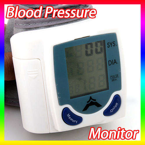 Digital Wrist Blood Pressure Monitor & Heart Beat Meter
