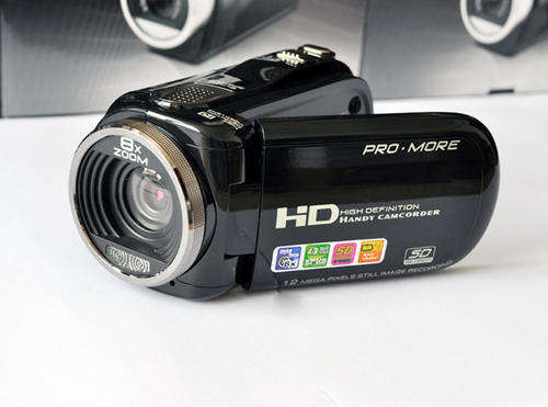 HD 12MP 2.7" LCD 8X Zoom DIGITAL VIDEO CAMERA CAM DV Camera MAX 32GB - Black