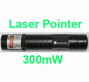 New Military Grade 300mW 532nm Green Beam Laser Pointer with Li Battery & Charger