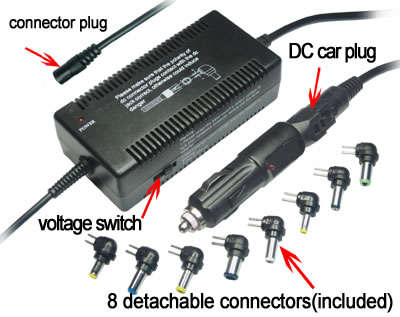 UNIVERSAL CAR AND HOME LAPTOP CHARGER