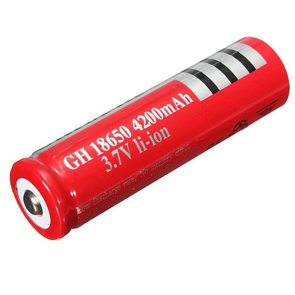 ULTRAFITE 18650 PROTECTED 3000mAh RECHARGEABLE LITHUIM BATTERY