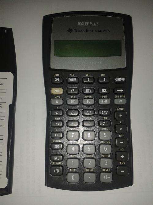 TEXAS INSTRUMENTS BA 2 PLUS CALCULATOR