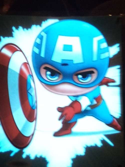 MARVEL Avengers 3D Night Light - CAPTAIN AMERICA