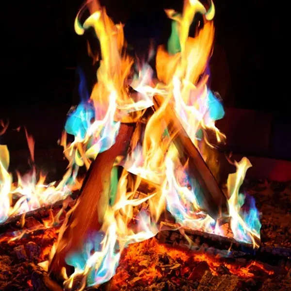 Pack of 5 Magical Flame Colour (30g each) GREAT FOR CAMP FIRE CHRISTMAS AND NEW YEAR!!!!