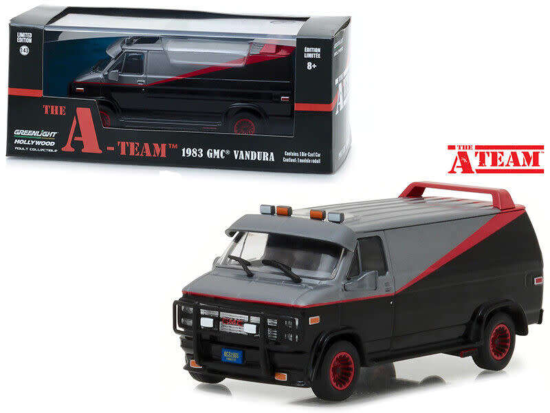 Greenlight 1/43 The A-Team 1983 GMC Vandura B.A`s Van Diecast Model Car