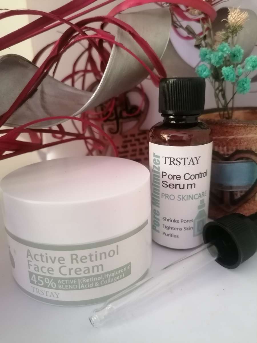 TRSTAY High Moisturizing Face Cream and Pore Shrinking Serum