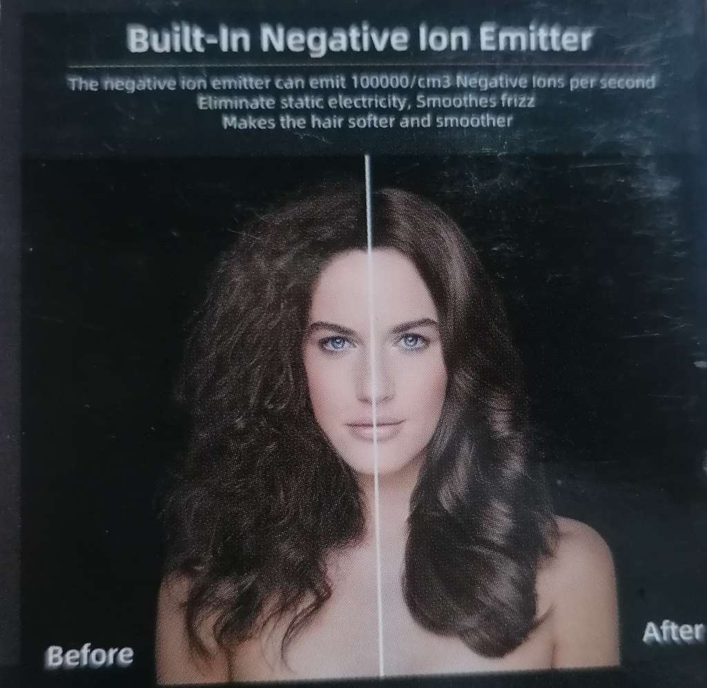 Electric Hair Brush Straightener Heating Comb - Red