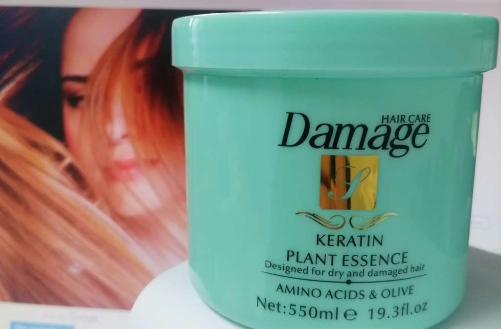 SOFTEST HAIR!! Damage Keratin Plant Essence Hair Repair Treatment 550ml
