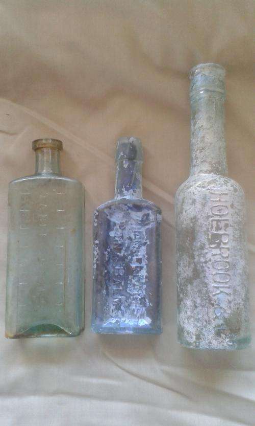 Set of 3 Vintage Bottles