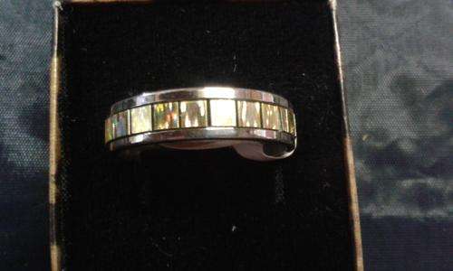 Stunning Stainless Steel Ring - Size 22