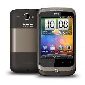 HTC wildfire A3333 brown
