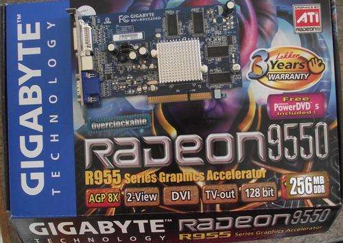 Radeon 9550 256mb AGP 8x