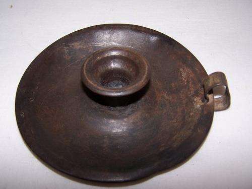 candle holder  ... a little tin one !!!