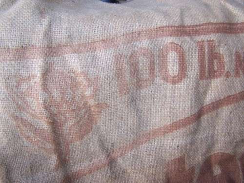 hessian bag  ... Protea - golden brown sugar !!!
