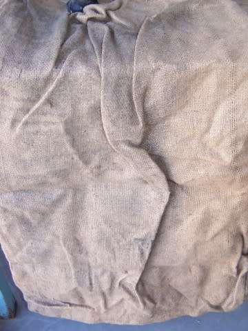 hessian bag  ... Protea - golden brown sugar !!!