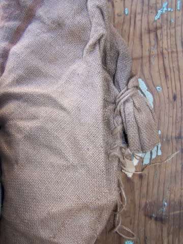 hessian bag  ... Protea - golden brown sugar !!!