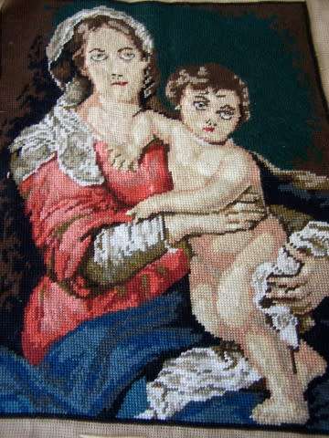 large tapestry ... mother and child!!!