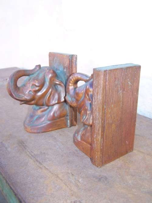 elephants ...  stunning bookends?