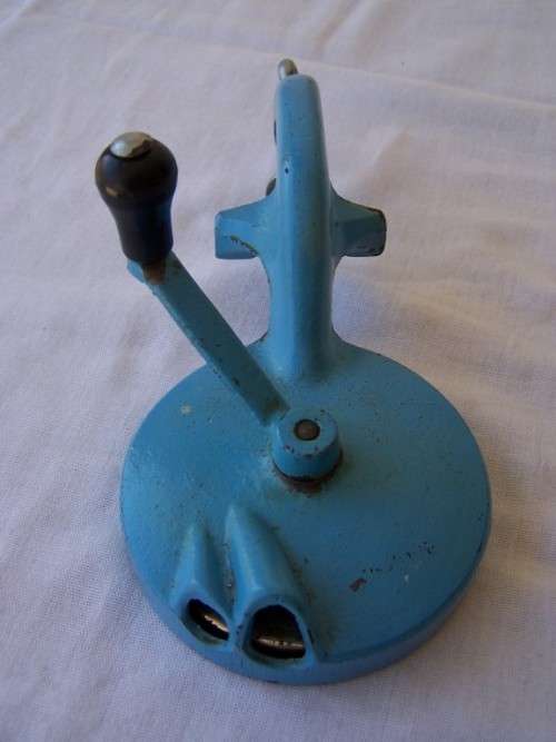 bean slicer ...  of blue hue !!!