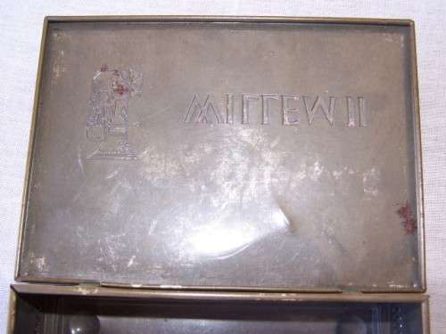 tin ...  cigar one belonging to Willem II !!!