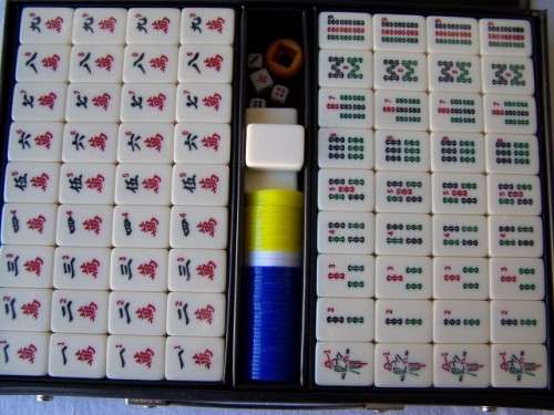 mahjong ... still in plastic !!!