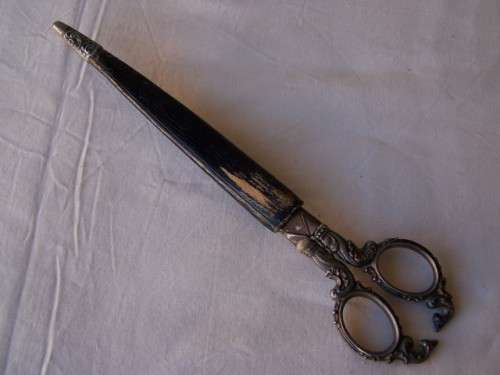 scissors ... in a scabbard