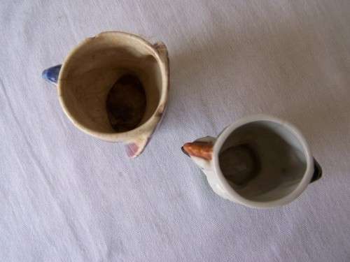 egg cups ... 2 old birds !!!