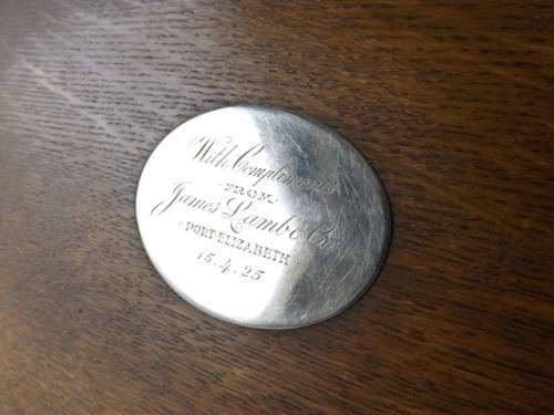 tray ...  1925 ... oak with a gallery  !!!