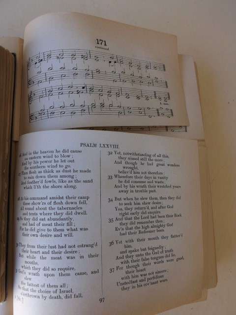 3 books ... Church Praise / Hymns of the Gospel / Psalter and Church Hymnary with music