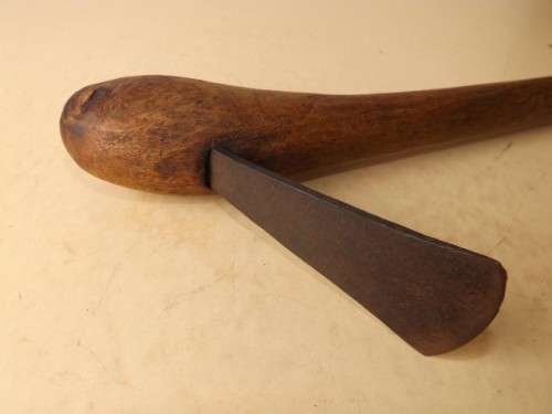 adze ... for carving maybe !!!