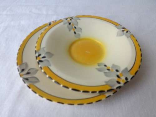 plate and saucer  ... burleigh glass !!!