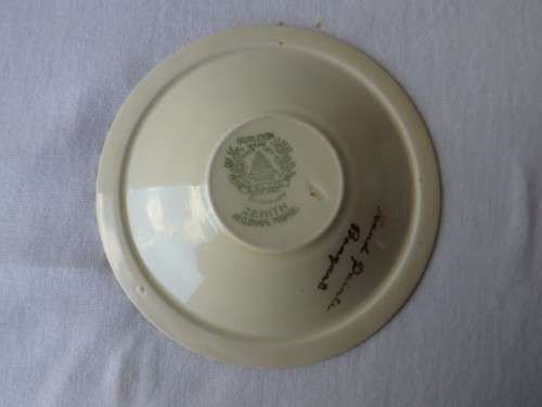 plate and saucer  ... burleigh glass !!!