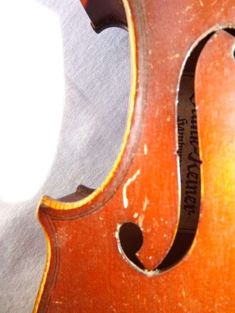 violin ... frank renier in a battered case !!!