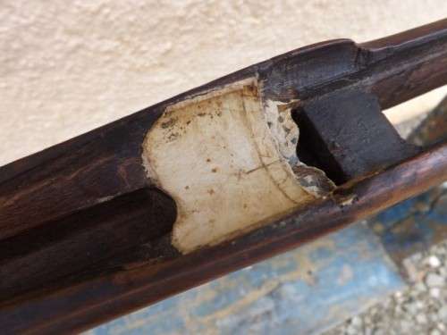 butt #1 ... of a rifle !!!