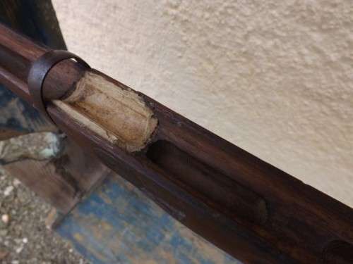 butt #1 ... of a rifle !!!