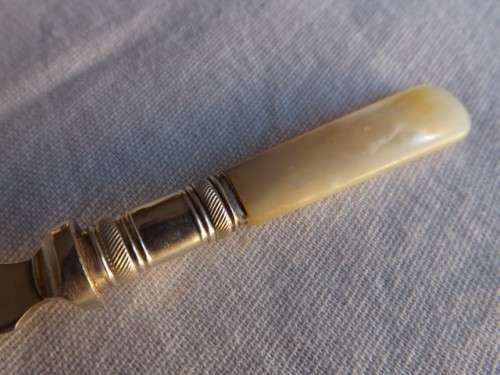 fork ... with a mother of pearl handle !!!
