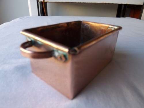 small rectangular tin ... of copper !!!